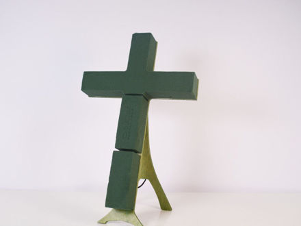Slika Križ na stalku spužva 30 cm