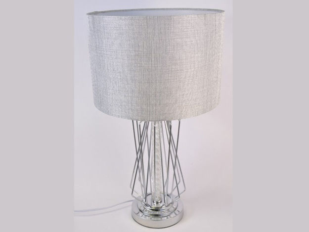 Slika Lampa 55cm. srebrna sa srebrnim sjenilom