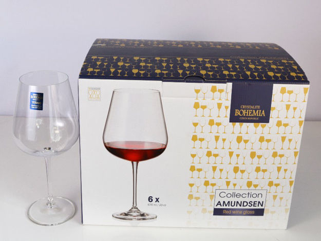 Slika Čaše za vino S/6 kristalin 670 mL