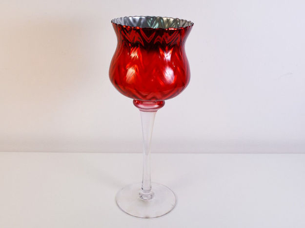 Slika Vaza/svijećnjak staklo 45 cm