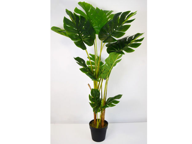 Slika Umjetno drvo monstera 150 cm. u loncu 16 listova