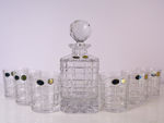 Slika Set 6 čaša i boca za Whiskey kristalin