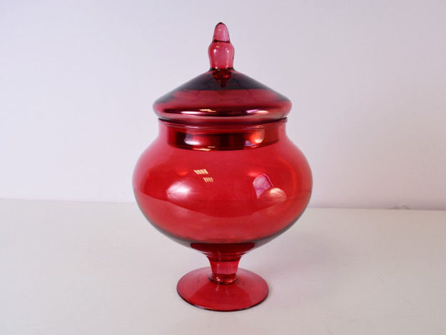 Slika Posuda s poklopcem staklo 26.5 cm  x 18 cm