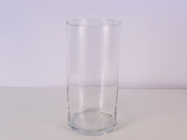 Slika Vaza staklo cilindar 12 x 25 cm