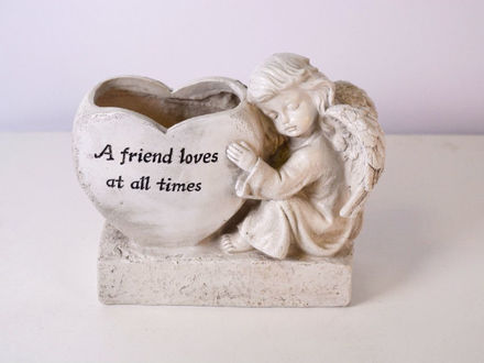 Slika Posuda s anđelom polyresin 20 cm x 9 cm x 16.5 cm