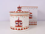 Slika Posuda s poklopcem porculan 16.5 x 14 cm - Christmas Wonderland