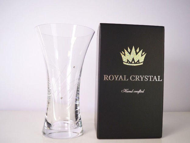 Slika Vaza sa Swarovski kristalima staklo 25 cm.