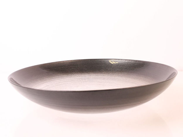 Slika Zdjela dekorativna staklo 30cm-transparent/crna
