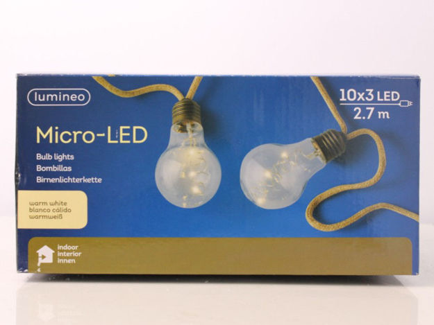 Slika Led lampice niz 30 l/2.7 m d 6 cm