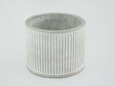 Slika Cement posuda okrugla D 14x H 11 cm