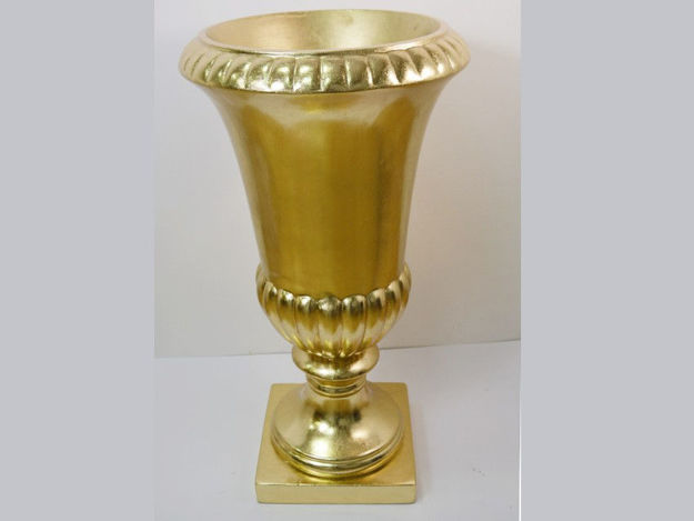 Slika Vaza dekorativna,48x48x92cm  , fiber glass, sjaj zlatna