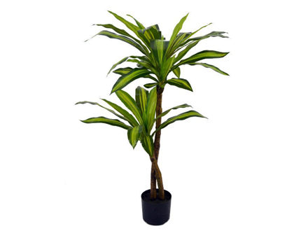 Slika Umjetno drvo dracena 110 cm u loncu, 53 lista