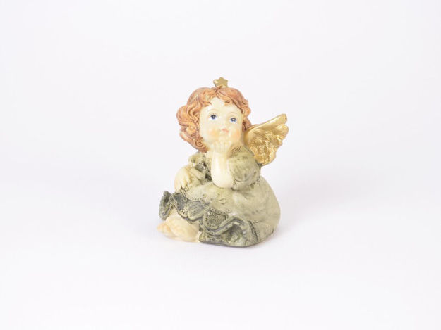Slika Anđeo dekorativni 7.7x7.2x8.4 cm; multicolor