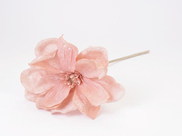 Slika Magnolija pik 35 cm; gliter; roza
