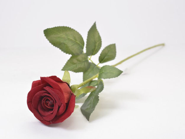 Slika Ruža 53 cm; pliš; crvena