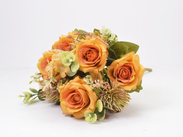 Slika Buket ruža mix 43 cm; narančasta