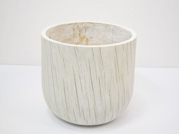Slika Posuda za cvijeće, 29x29x26.2cm, fiber clay,svijetlo siva