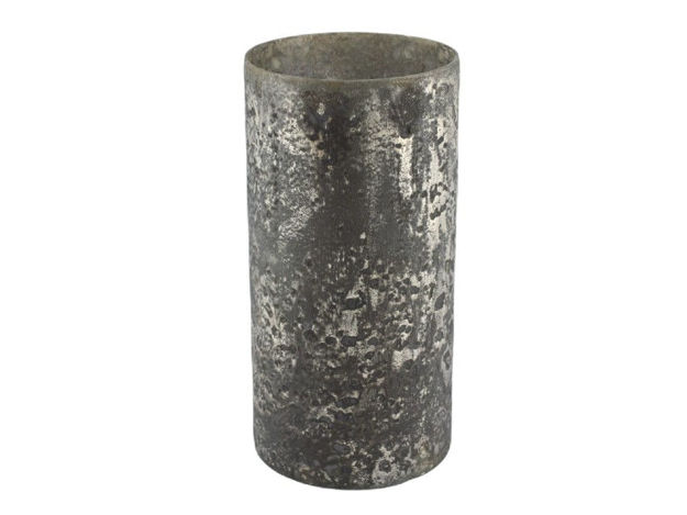 Slika Staklo vaza cilindar h26 d13cm smeđa s preljevom boja