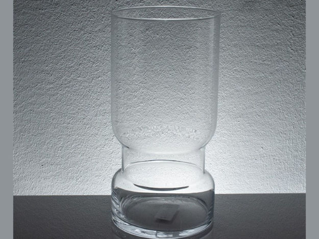 Slika Staklo vaza h30cm d15cm