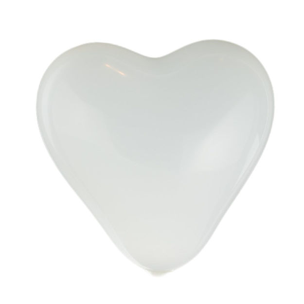 Slika Baloni srce standard 28cm, 50kom - bijela