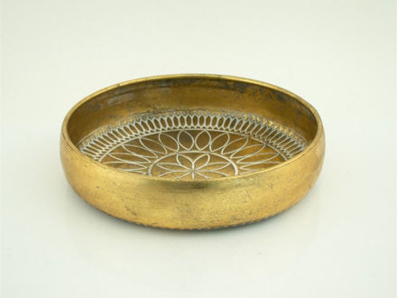 Slika Zdjela metalna antique d39,5 h8,5cm zlatna