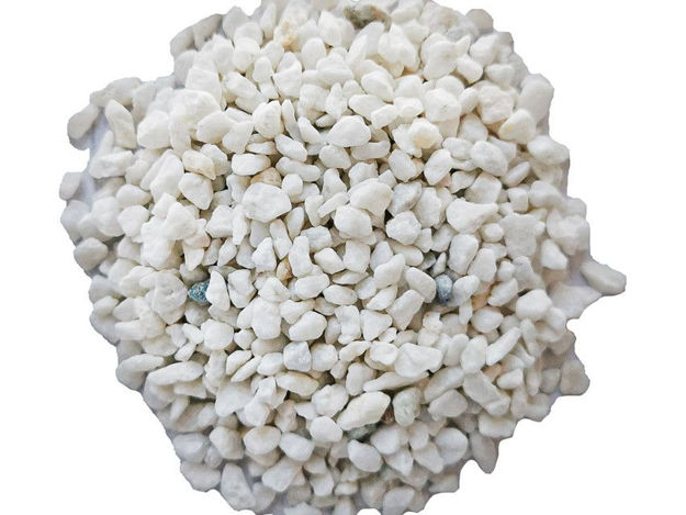 Slika Riječni kamen 0.5-1cm 1kg- sjaj bijela