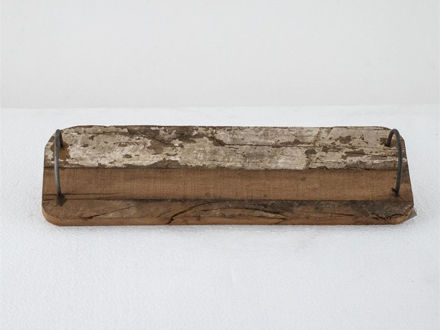 Slika Drveni pladanj s ručkama h8cm 50x16cm natur