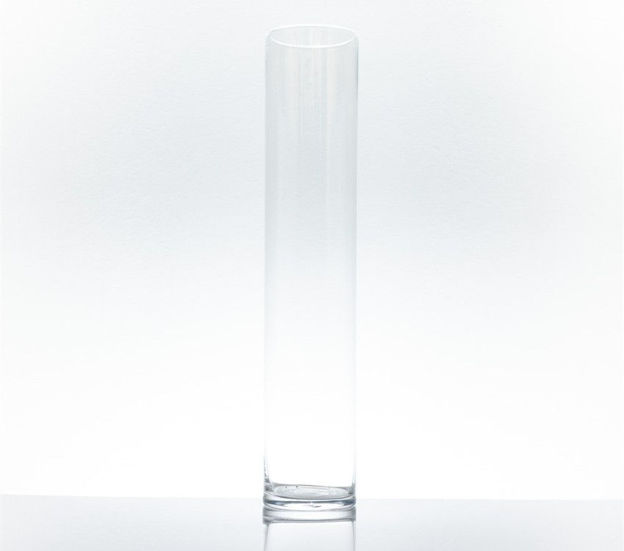 Slika Staklo vaza cilindar h50d10cm