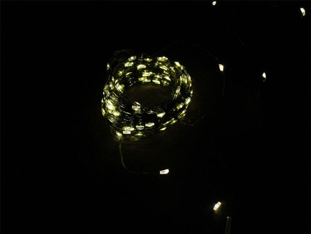 Slika LED lampice niz/400L/20m WW trep.