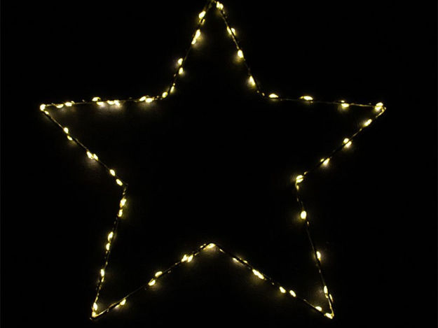 Slika LED lampice zvijezda 80L/40cm WW na adapter