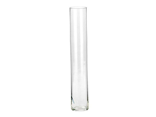 Slika Staklena vaza cilindar D6 H 30 cm