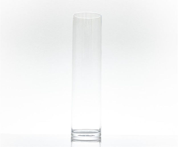 Slika Staklo vaza cilindar h40d10cm