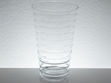 Slika Staklo vaza konus - spiralna h28,5 d17,5 cm