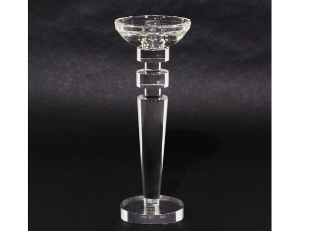 Slika Svijećnjak kristal h25 d9 cm