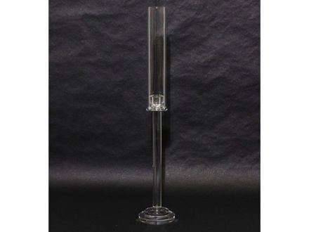 Slika Svijećnjak kristal sa cilindrom h70 d12 cm