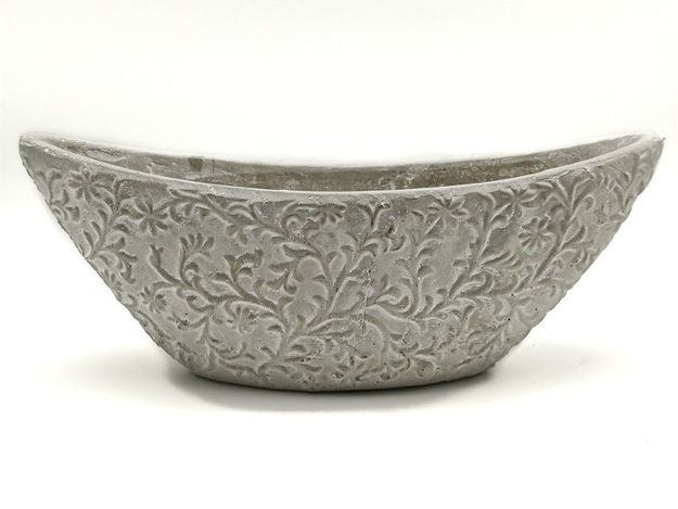 Slika Cement posuda gondola 42x11.5x16.5cm