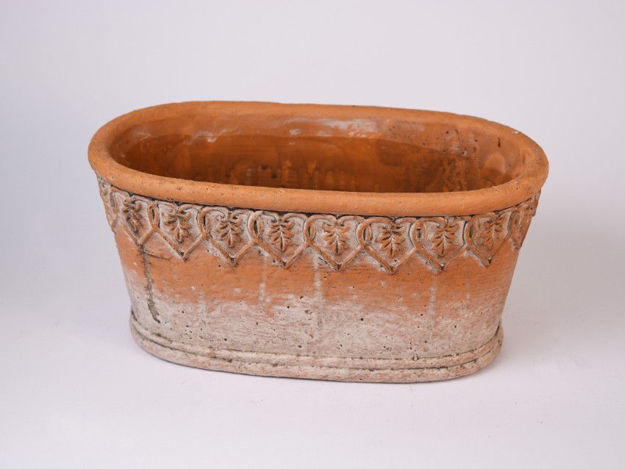 Slika  Posuda dekorativna 25x13x12 cm; terracotta