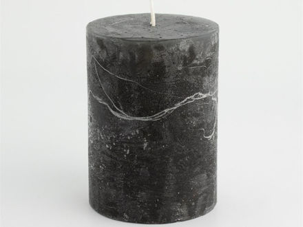 Slika Svijeća frost 6,8xh9,5cm - crna