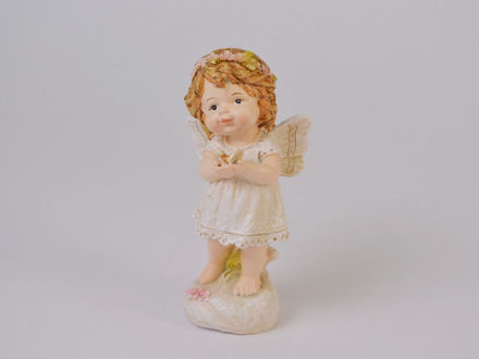 Slika Anđeo dekorativni 5.1*4.2*10.9cm; krem, polyresin