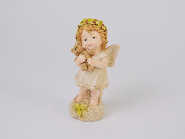 Slika Anđeo dekorativni 5.1*4.4*10.8cm; krem, polyresin
