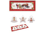 Slika Set tanjur i posude porculan 36 x 16 cm