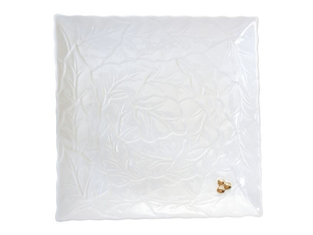 Slika Tanjur porculan 30x30cm.-Holly & berries white