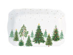 Slika Tanjur porculan 35x23cm.-Festive trees