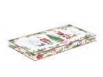 Slika Tanjur porculan 37x14cm.-Joyful santa