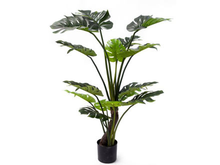 Slika Umjetno drvo monstera 140 cm; 15 listova