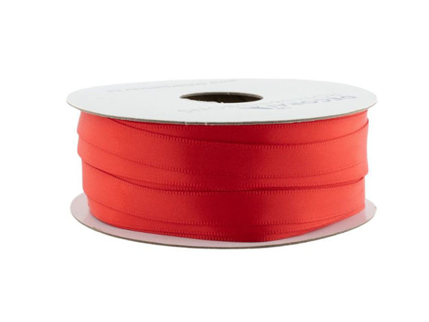 Slika Traka saten 10mm/50mt premium crvena 250