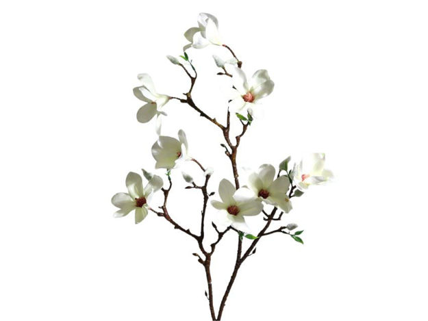Slika Magnolija grana mini 89 cm bijela