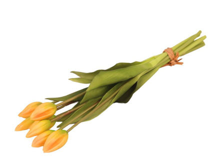 Slika Buket tulipana 40 cm, 7 grana, žuta