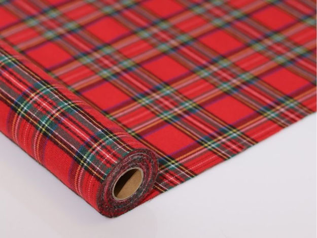 Slika Rola tartan 47cm. X 5mt. Crvena