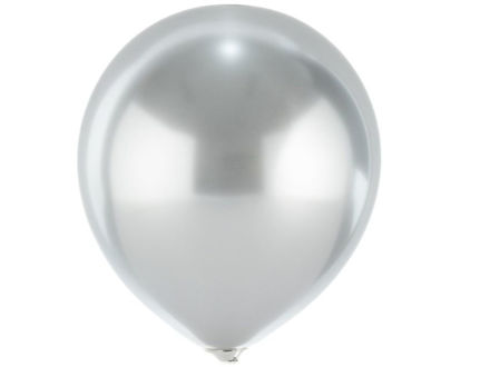 Slika Baloni krom 25cm,25kom-srebrna